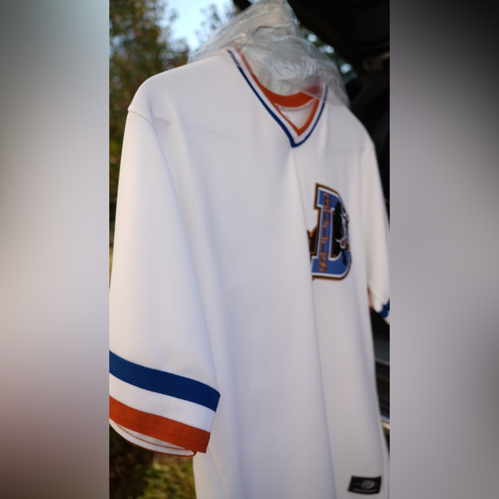Durham bulls Kevin Kiermaier OT 2014 baseball jersey size Large